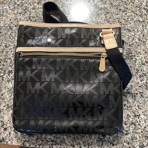 Michael Kors Black and Tan Men's Bag